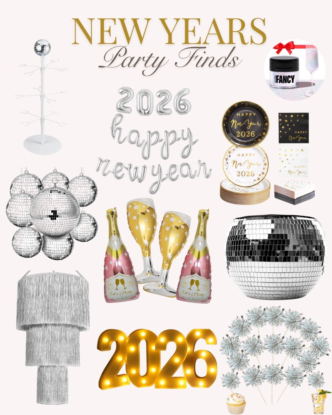 New Year’s party decor! 

#LTKHoliday #LTKSeasonal #LTKHome