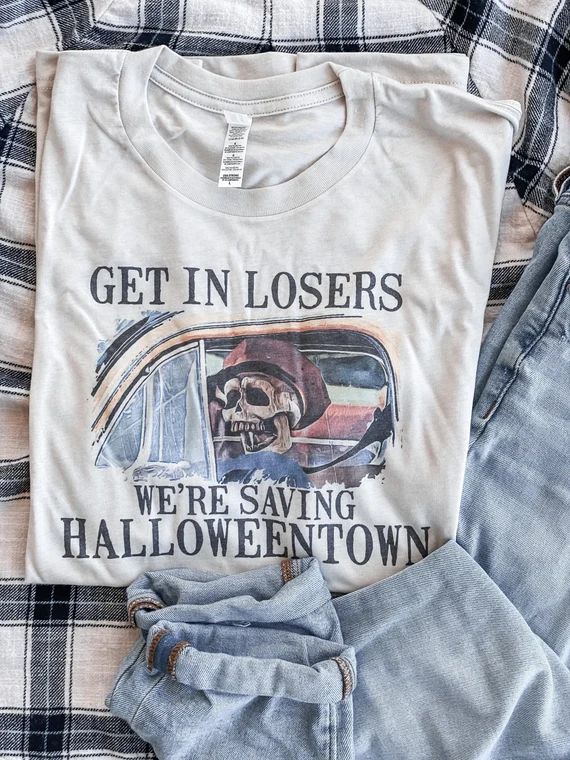 Halloween Shirt | Get in Losers, We're Saving Halloween T | Unisex Halloween Shirt | Etsy (US)