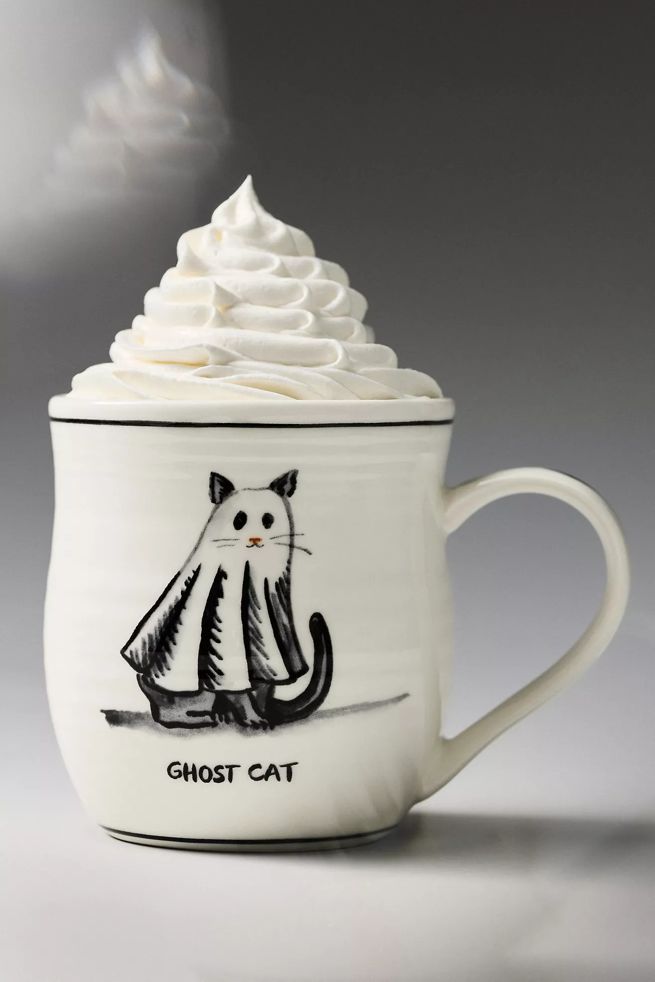 Molly Hatch Stoneware Halloween Cat Mug | Anthropologie (US)