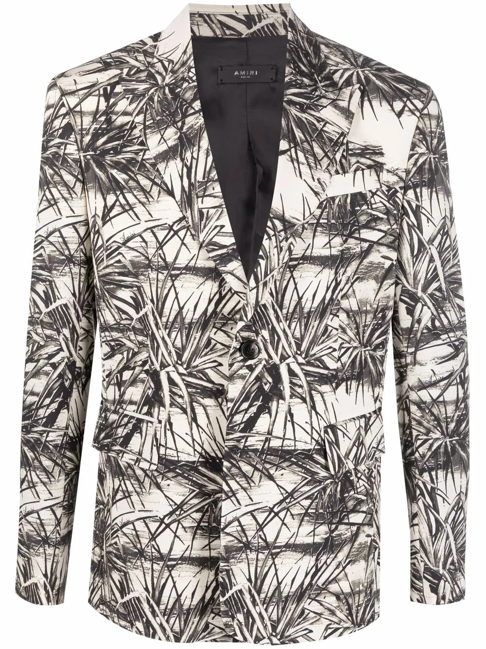 palm tree-print single-breasted blazer | Farfetch Global