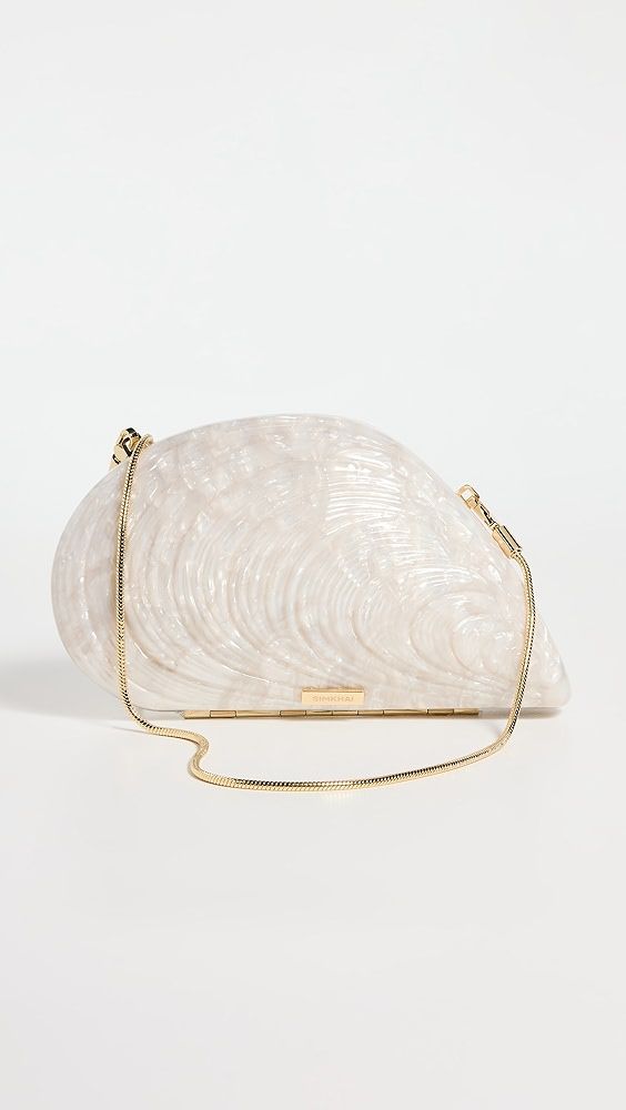 SIMKHAI Bridget Pearl Oyster Clutch | Shopbop | Shopbop