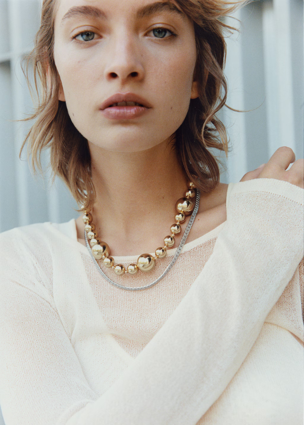 Combined beads necklace - Woman | MNG Australia | Mango (US/MX/AU)