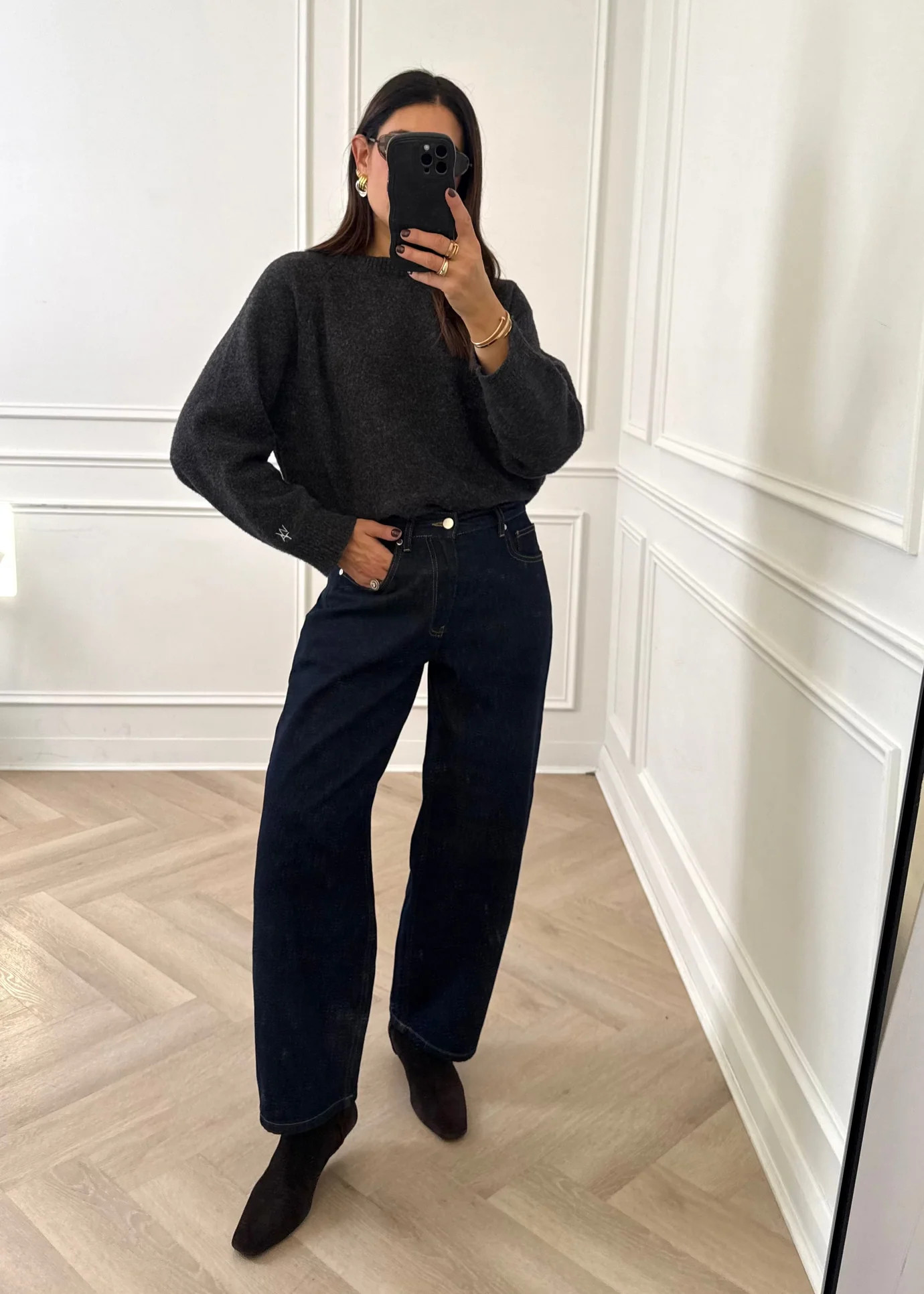 THE BLAKE BARREL JEAN - DARK DENIM | WAT The Brand