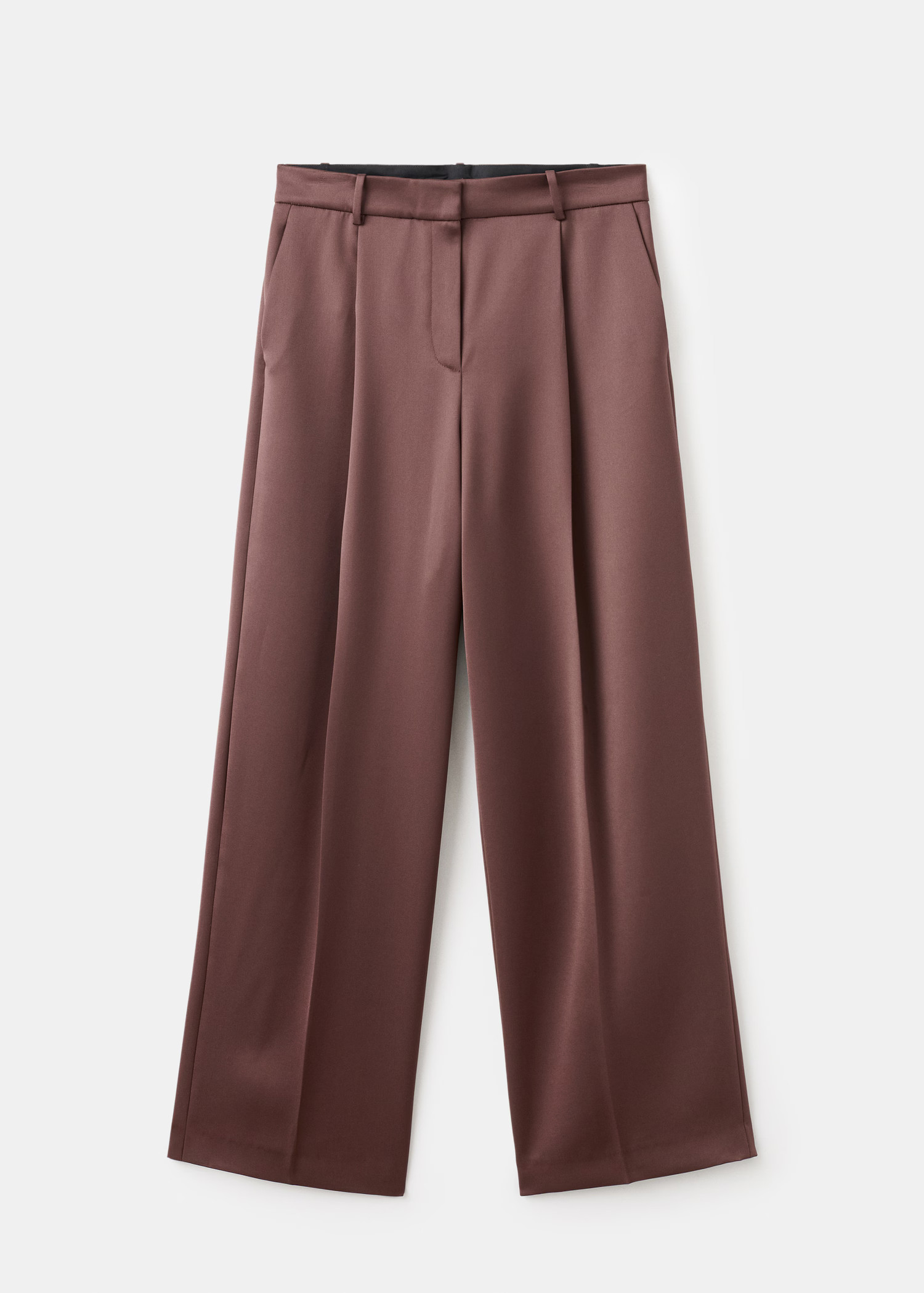 Satin suit trousers | MANGO (UK)
