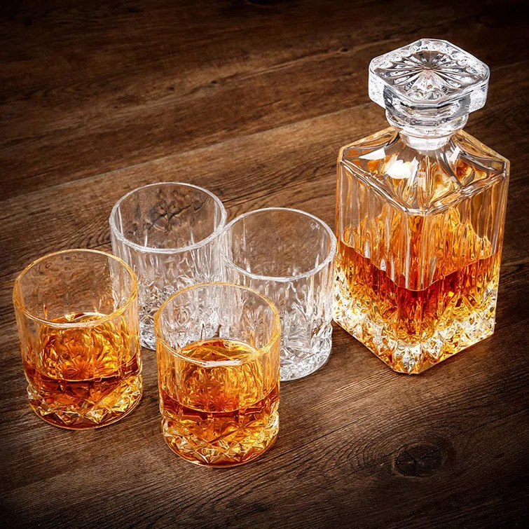 5 Piece Whiskey Decanter Set | Wayfair North America