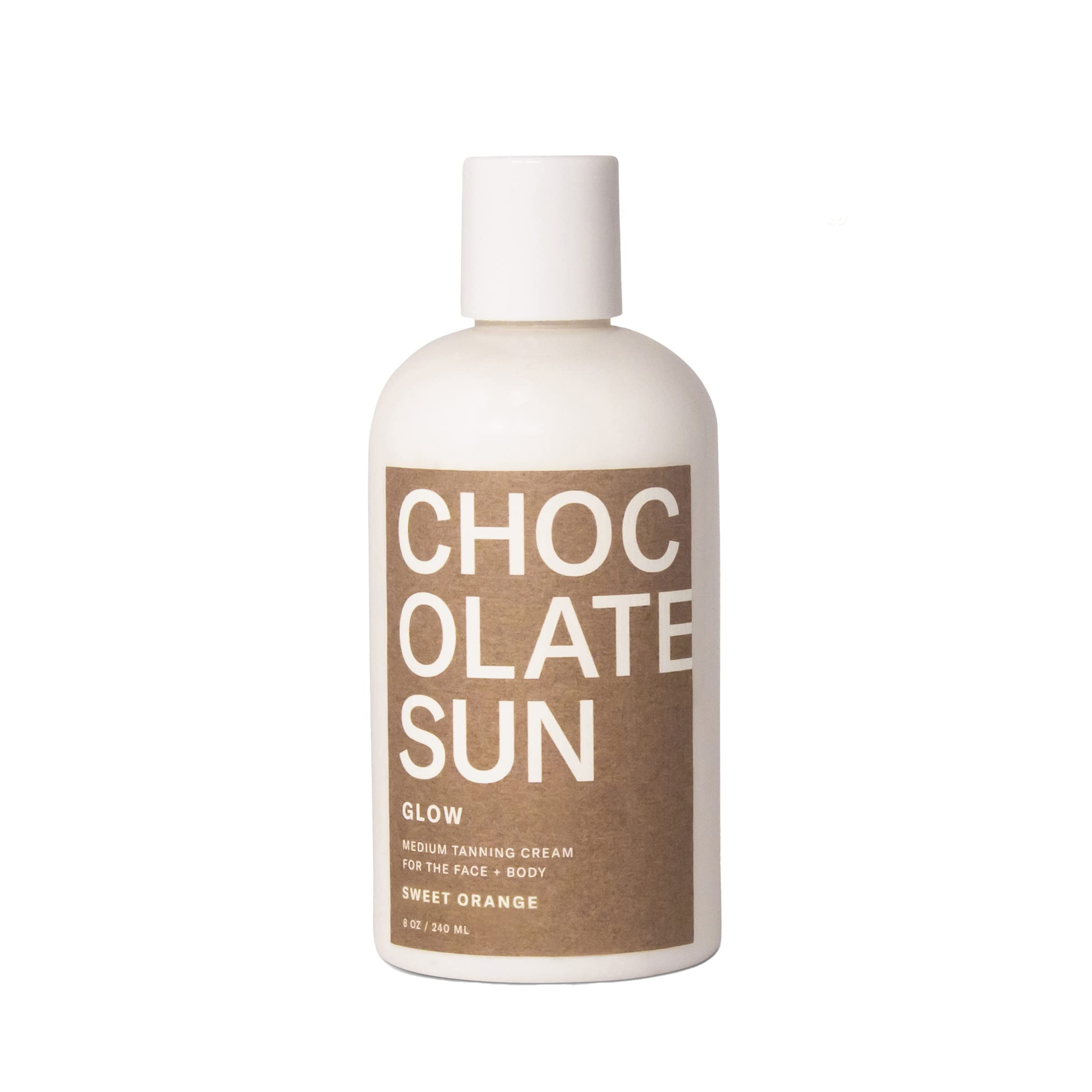 Chocolate Sun - Organic Glow Medium Tanning Cream Face & Body | Clean, Non-Toxic Sunless Tanning ... | Amazon (US)