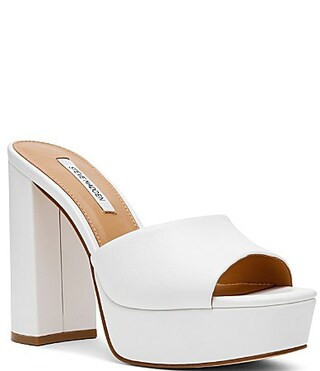 Steve Madden Joel Leather Platform Dress Sandals -  9.5 | Dillard's