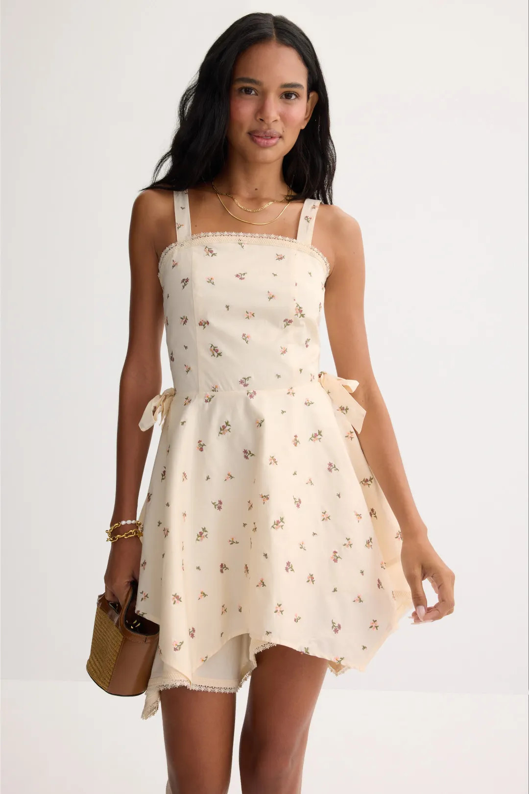 WEWOREWHAT Handkerchief Mini Dress | Rent the Runway