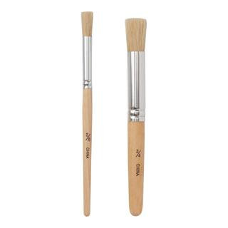 PRIVATE BRAND UNBRANDED 2-Piece Stencil Paint Brush Set C 9306 2 - The Home Depot | The Home Depot