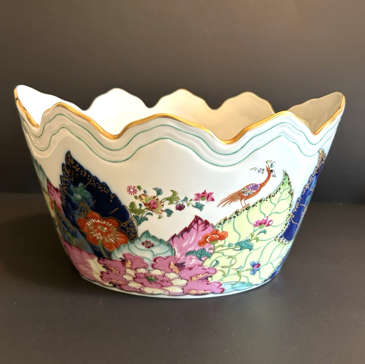 Rare MOTTAHEDEH TOBACCO LEAF MONTEITH 10.75” CACHEPOT Metropolitan Museum Of Art | eBay US