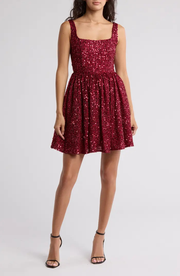Lush Sleeveless Sequin Minidress | Nordstromrack | Nordstrom Rack