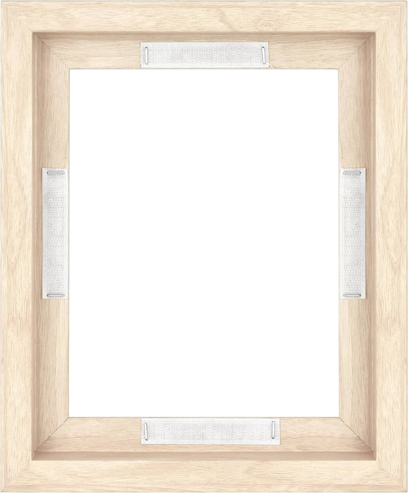 MCS Canvas Float Frames 8x10 Frame, Natural Woodgrain for Finished Canvases, Vertical & Horizonta... | Amazon (US)