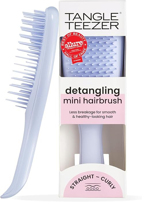 Tangle Teezer Ultimate Detangler Brush, Eliminates Knots & Reduces Breakage, Travel-Size Mini Hai... | Amazon (US)