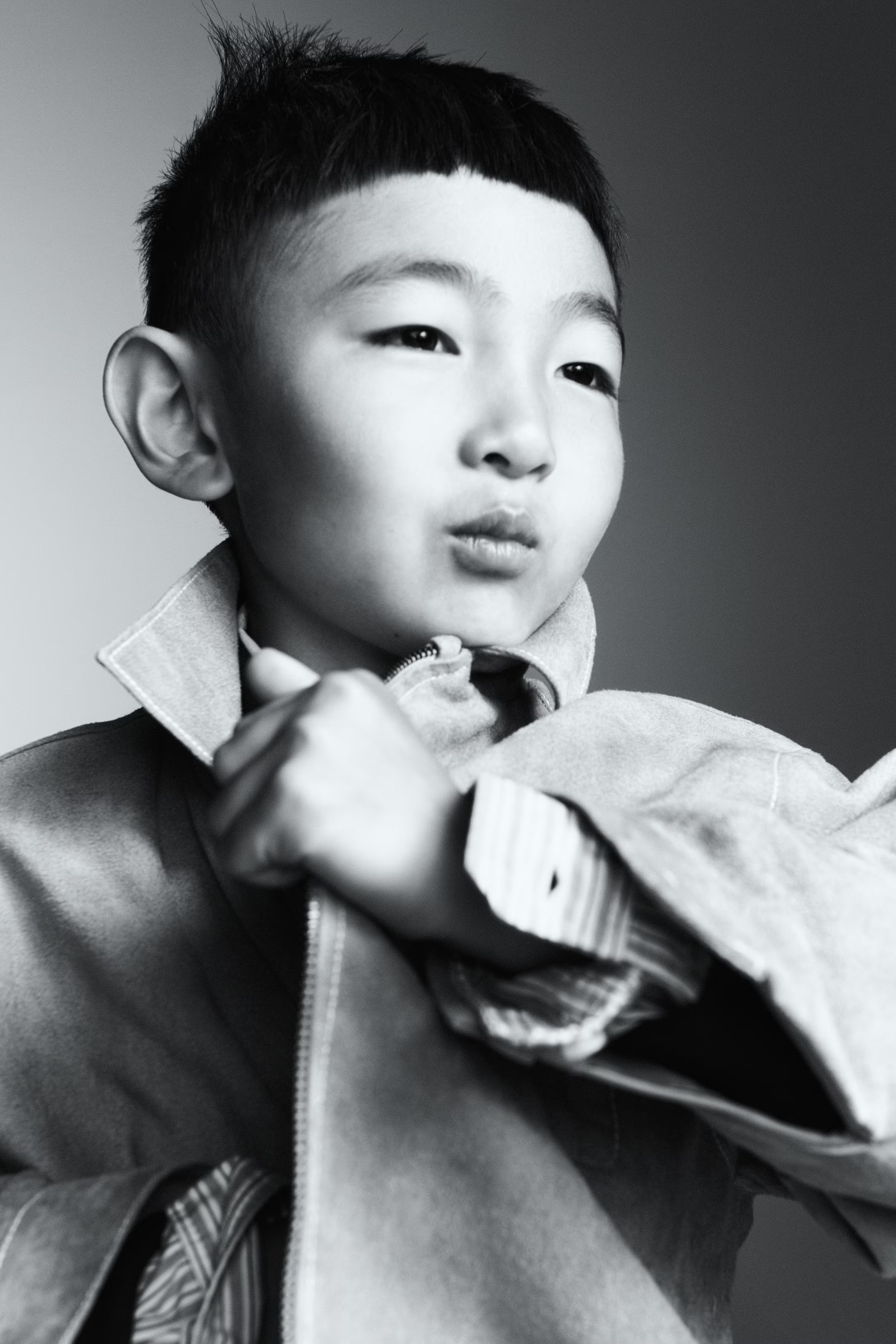 Loose-Fit Overshirt - Round Neck - Long sleeve - Beige - Kids | H&M US | H&M (US + CA)