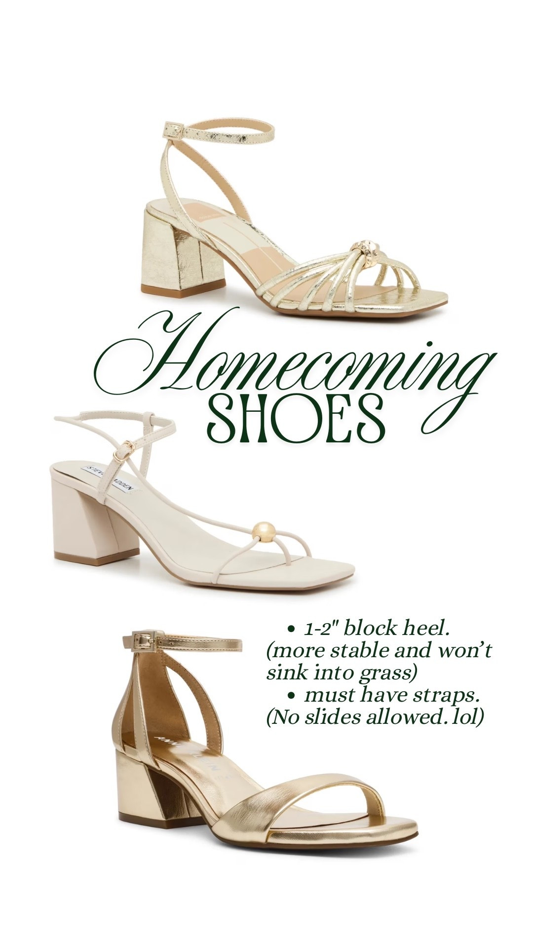 Homecoming heels