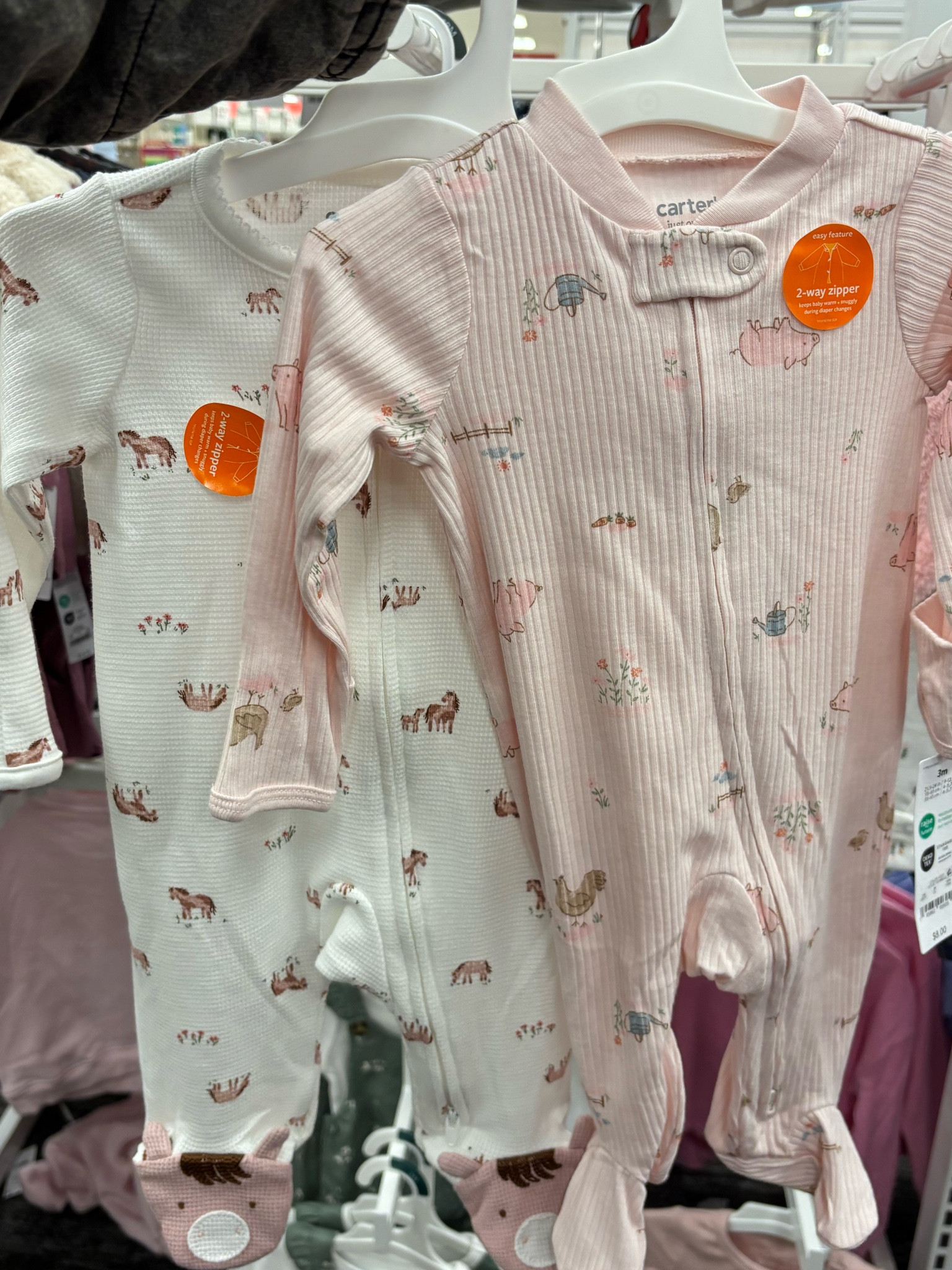 Target finds for my friends baby girl! Carters 2 way zip jammies >>>

#LTKBaby #LTKU #LTKKids