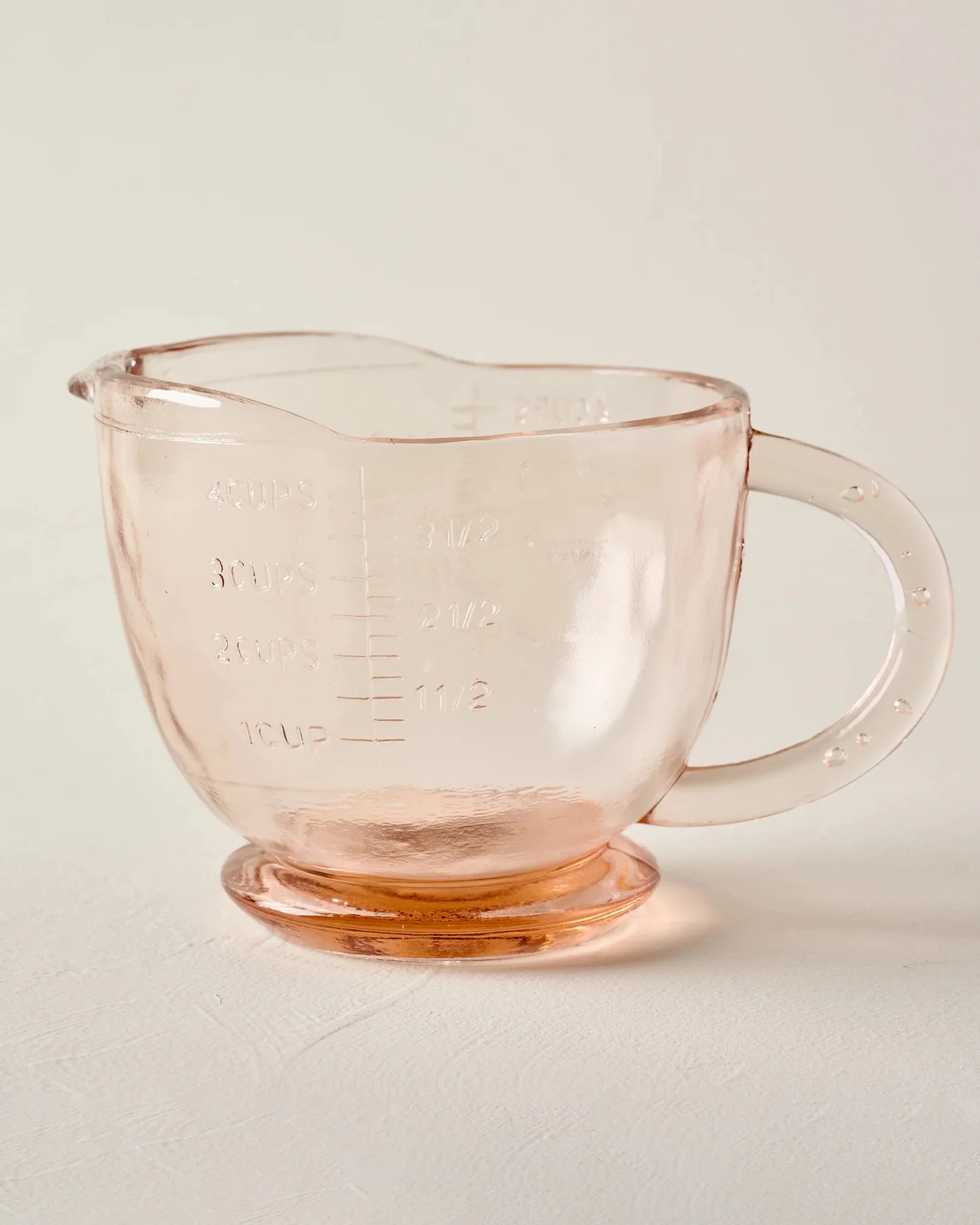Blush Glass 4 Cup Measuring Cup | Magnolia