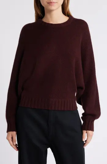 FRAME Crewneck Dolman Sleeve Wool Blend Sweater | Nordstrom | Nordstrom