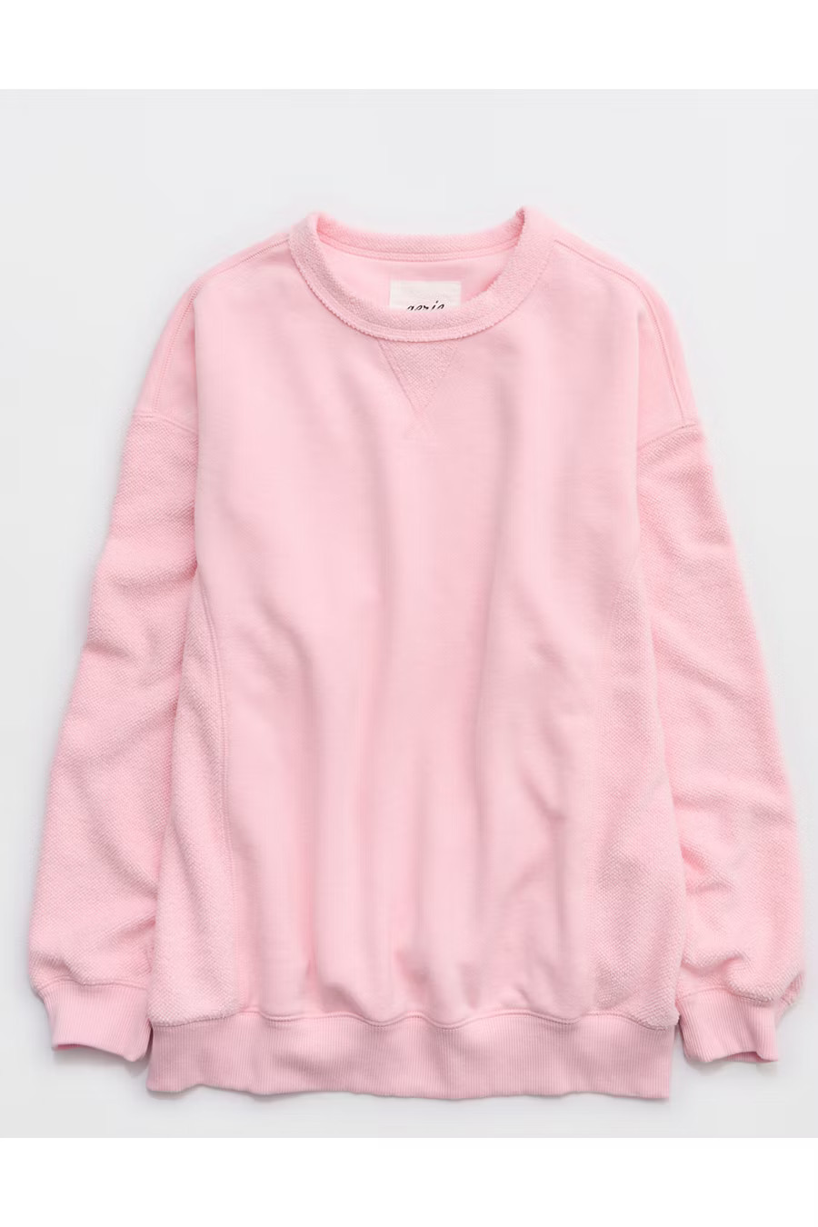 Aerie TrÃ¨s Chic Chenille Sweatshirt Women's Club Pink XS | Aerie