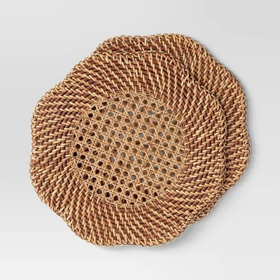 2pk Woven Charger - Threshold™ | Target