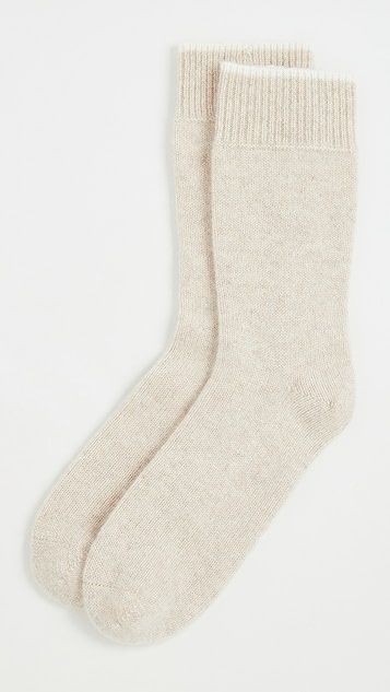 Tipped Cashmere Socks | Shopbop