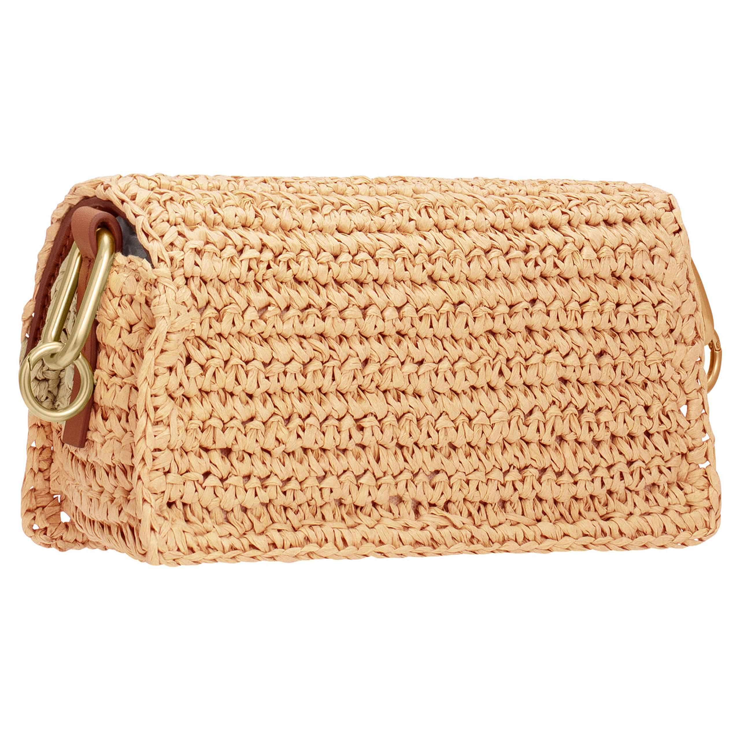 Oroton Alva Natural/Brandy Collectable Small Day Bag | Oroton