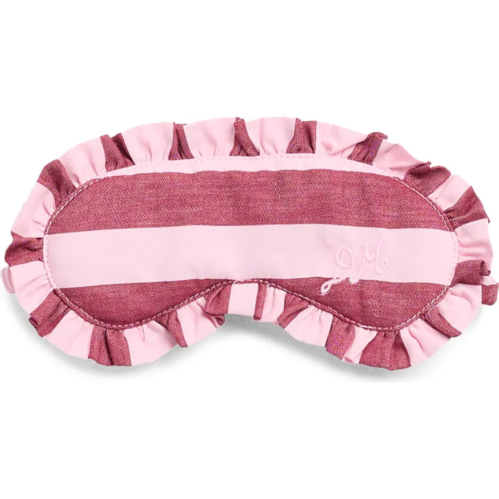 Damson Madder Organic Cotton Sleep Mask in Pink Multi at Nordstrom | Nordstrom