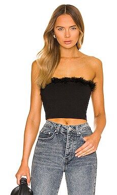 superdown Olivia Strapless Top in Black from Revolve.com | Revolve Clothing (Global)