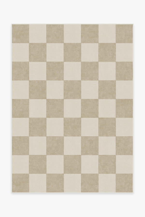 Jaque Checkered Stone Rug | Ruggable