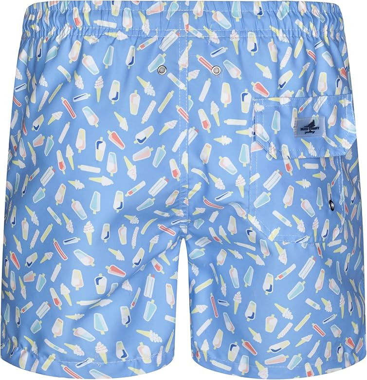 Blue coast yachting Men's Swim Trunks Quick Dry Swim Shorts Printed Bathing Suits with Mesh Lining a | Amazon (US)