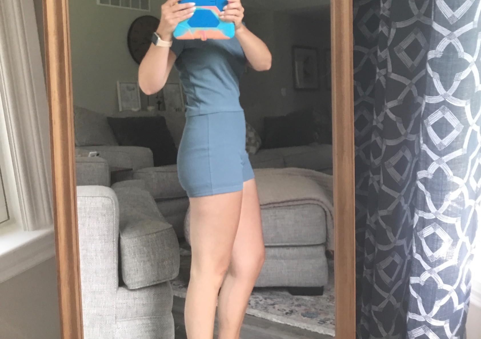 Workout Sets for Women 2 Piece Outfits Ribbed Sports Bra Crop Tank High Waist Yoga Shorts Legging... | Amazon (US)