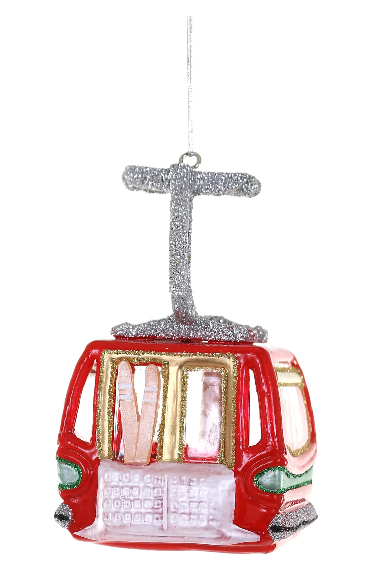 Ski Lift Glass Ornament | Nordstrom