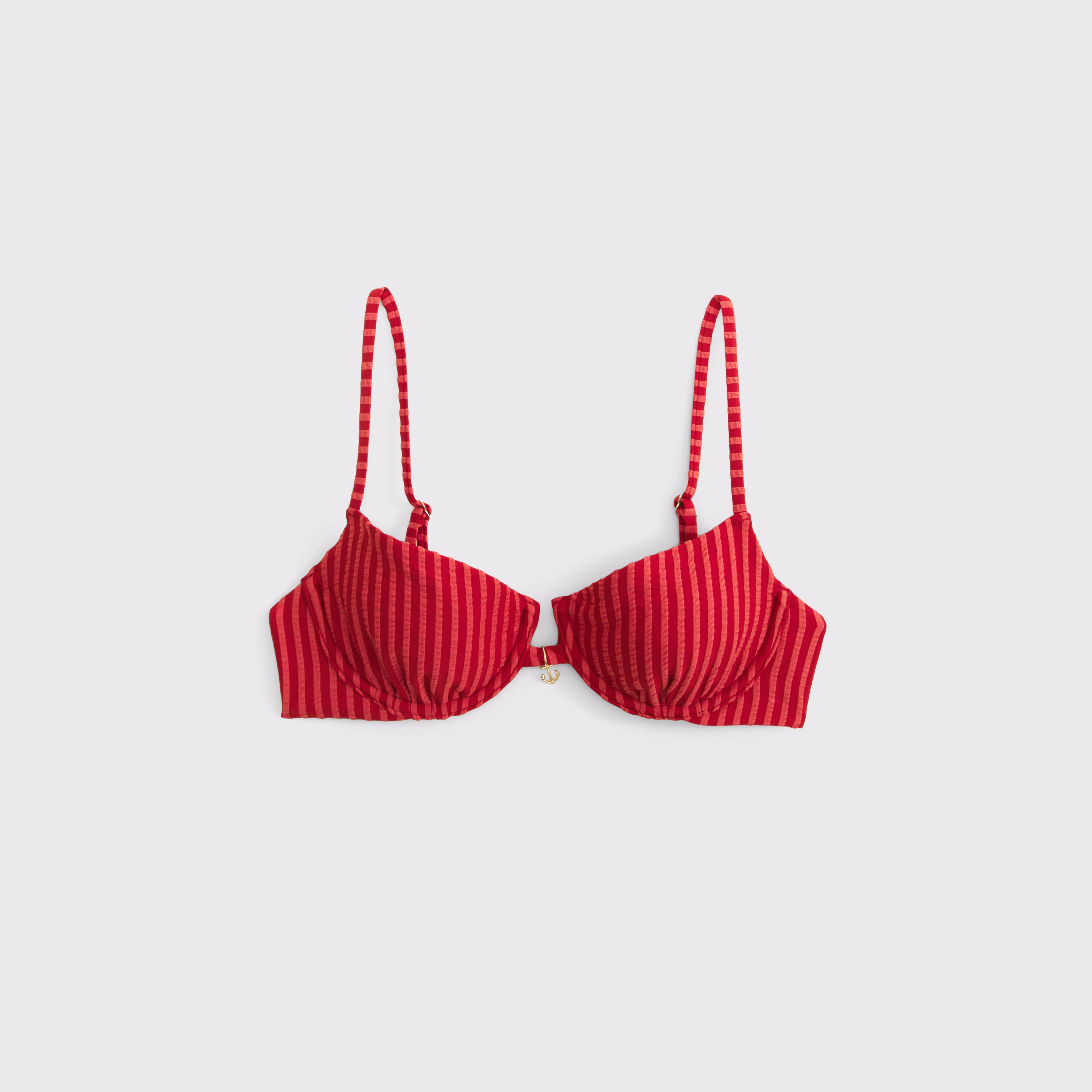 Seersucker Balconette Underwire Bikini Top | Abercrombie & Fitch (US)