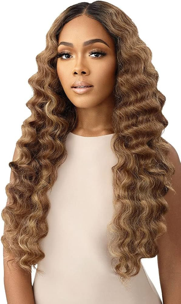 Outre Melted Hairline HD Lace Front Wig Briallen (DR4/TMS) | Amazon (US)