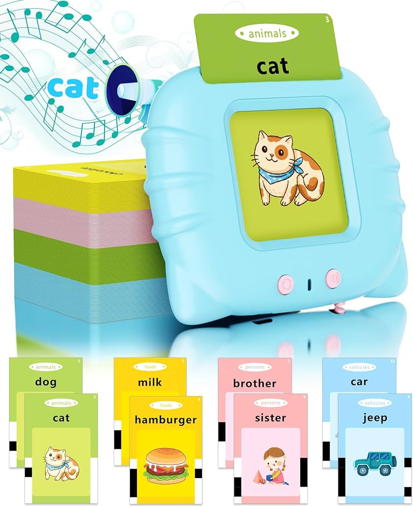 KOKODI Toddler Toys for 2 3 4 5 Year Old Gifts, Speech Therapy Toy, Talking Flash Card 224 Sight ... | Amazon (US)