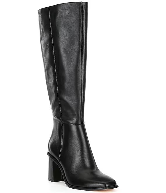 Antonio Melani Valerie Leather Tall Shaft Dress Boots | Dillard's | Dillard's