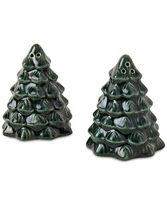 TTU Gallery Green Tree Salt & Pepper Set - Macy's | Macy's