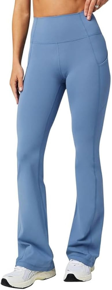 Fabletics Women's Oasis Pureluxe High-Waisted Kick Flare, Light Compression, Buttery Soft | Amazon (US)