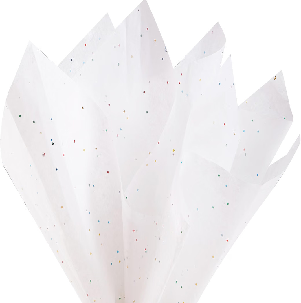 SUNCOLOR 36 Sheets Glitter White Tissue Paper, 20 x 20 Inch Sparkly Wrapping Paper for Gifts, Cra... | Amazon (US)