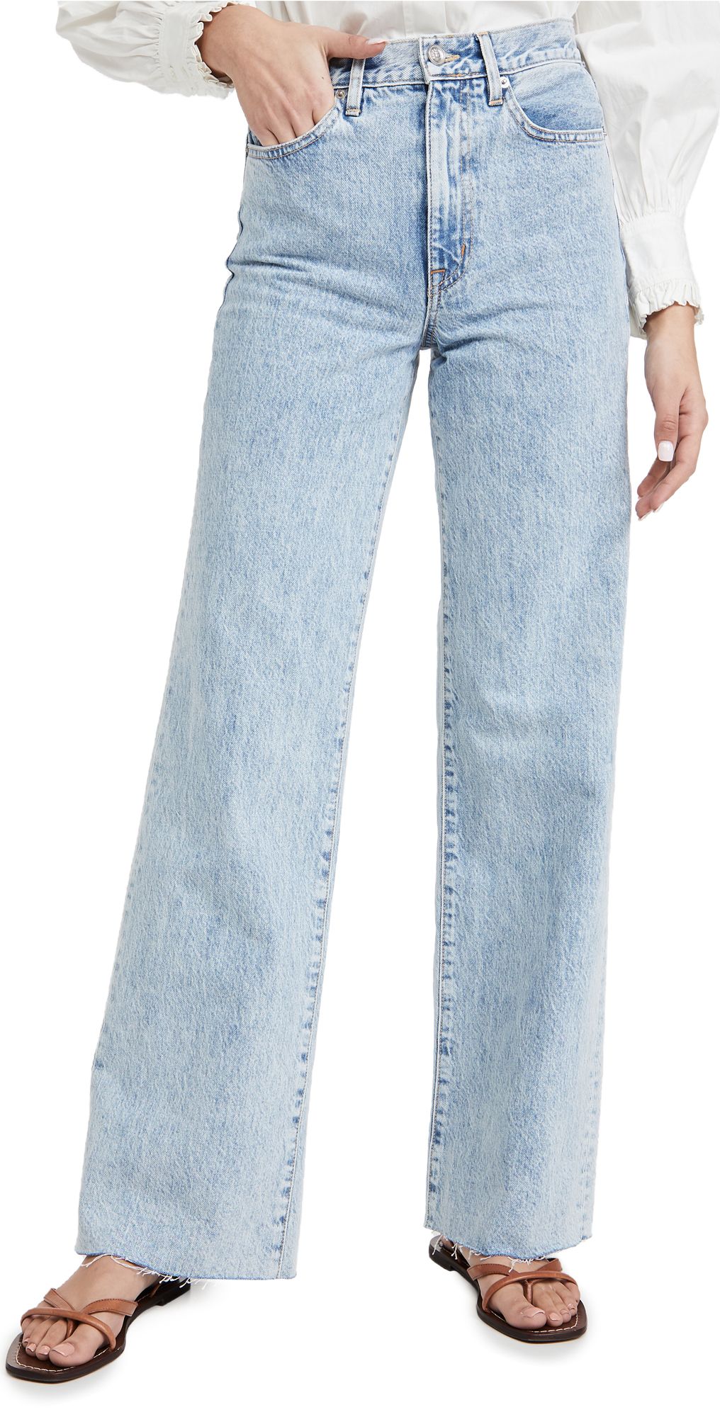 SLVRLAKE Grace High Rise Wide Leg Jeans | Shopbop | Shopbop