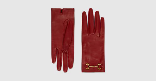 Gucci Leather gloves with Horsebit | Gucci (US)