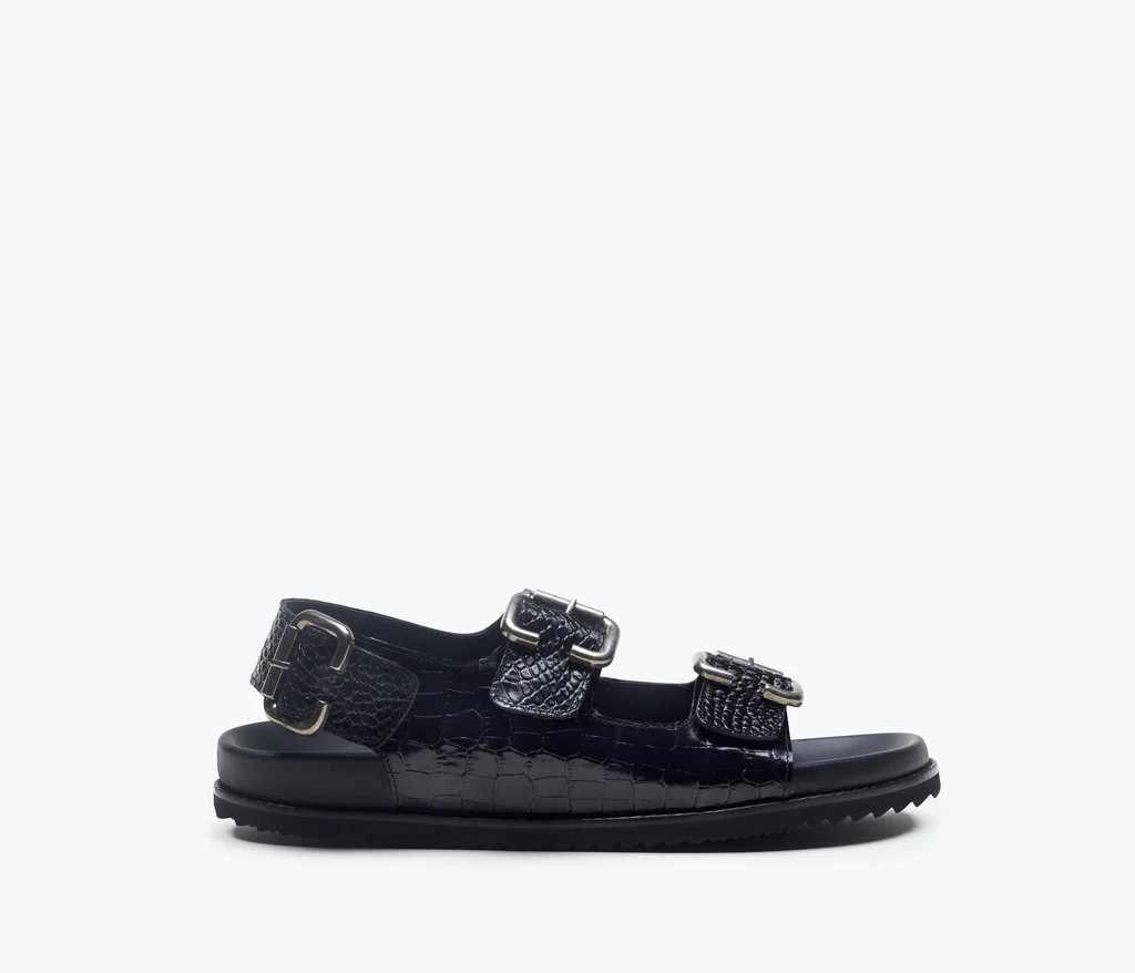 PIPER BUCKLE FOOTBED SANDAL | Frēda Salvador