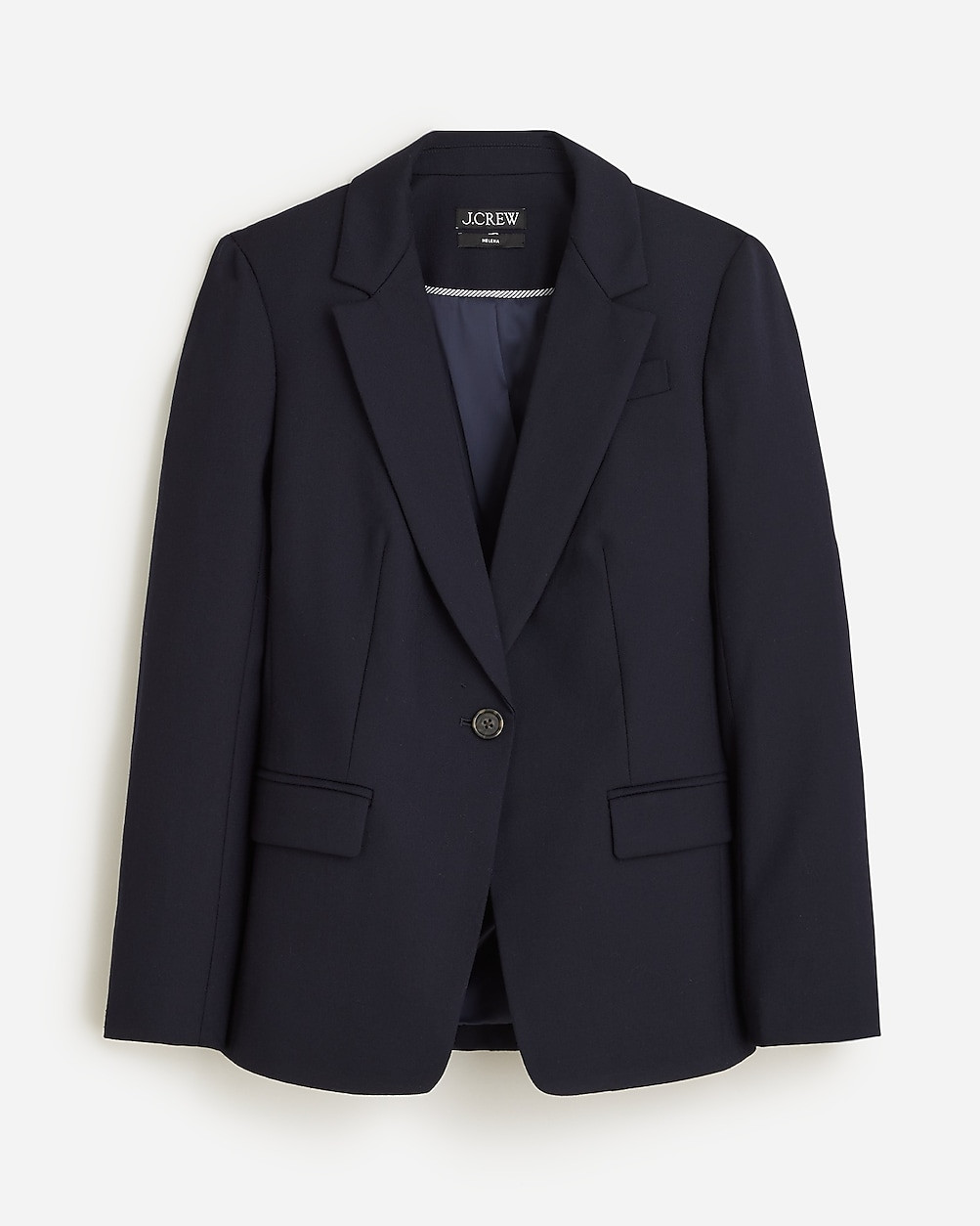 Petite Helena blazer in wool-blend flannel | J. Crew US