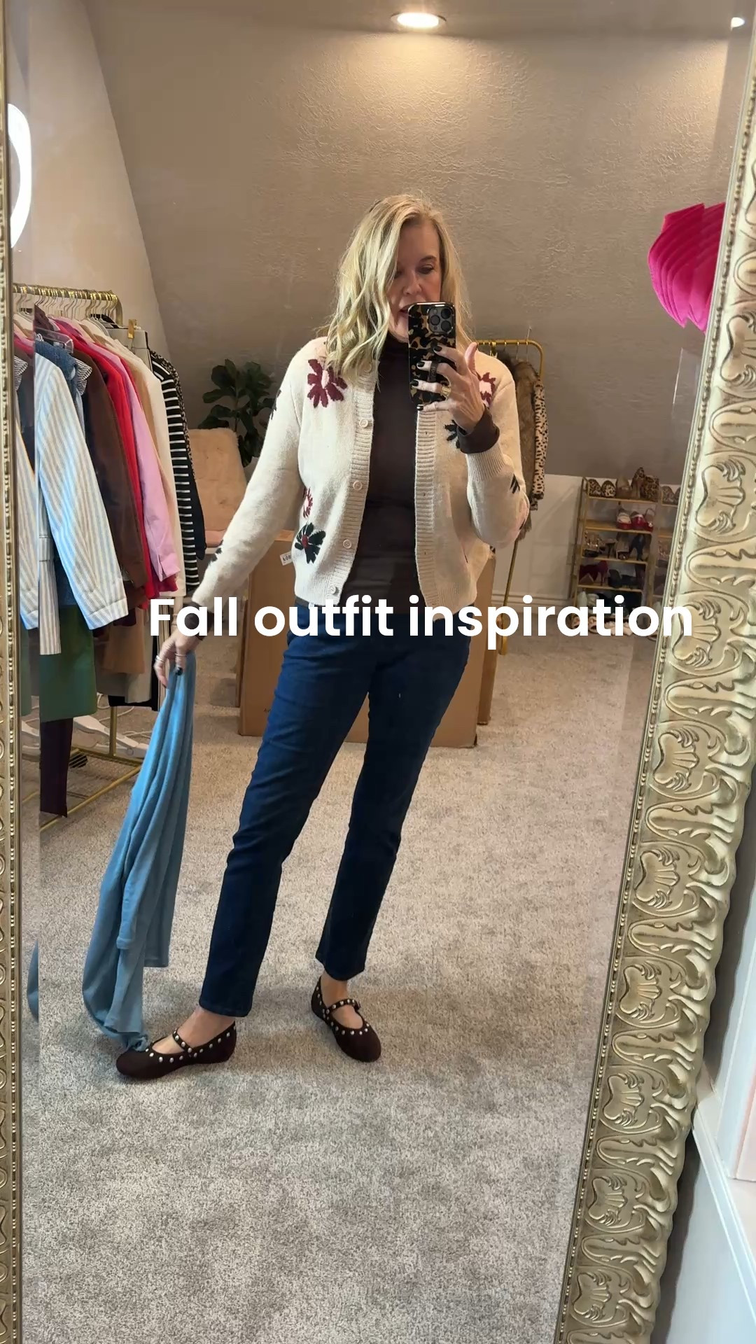 Fall outfit inspiration

Perfect for fall everyday or even a sweater and jeans Thanksgiving outfit inspiration 🍁🍂🤎🦃

Amazon sweater cardigan find
Tts and so soft great quality 

Chicos straight leg girlfriend Jean tts

Suede and studd Mary Jane’s tts 

Layering tees 

#LTKSaleAlert #LTKStyleTip #LTKHoliday