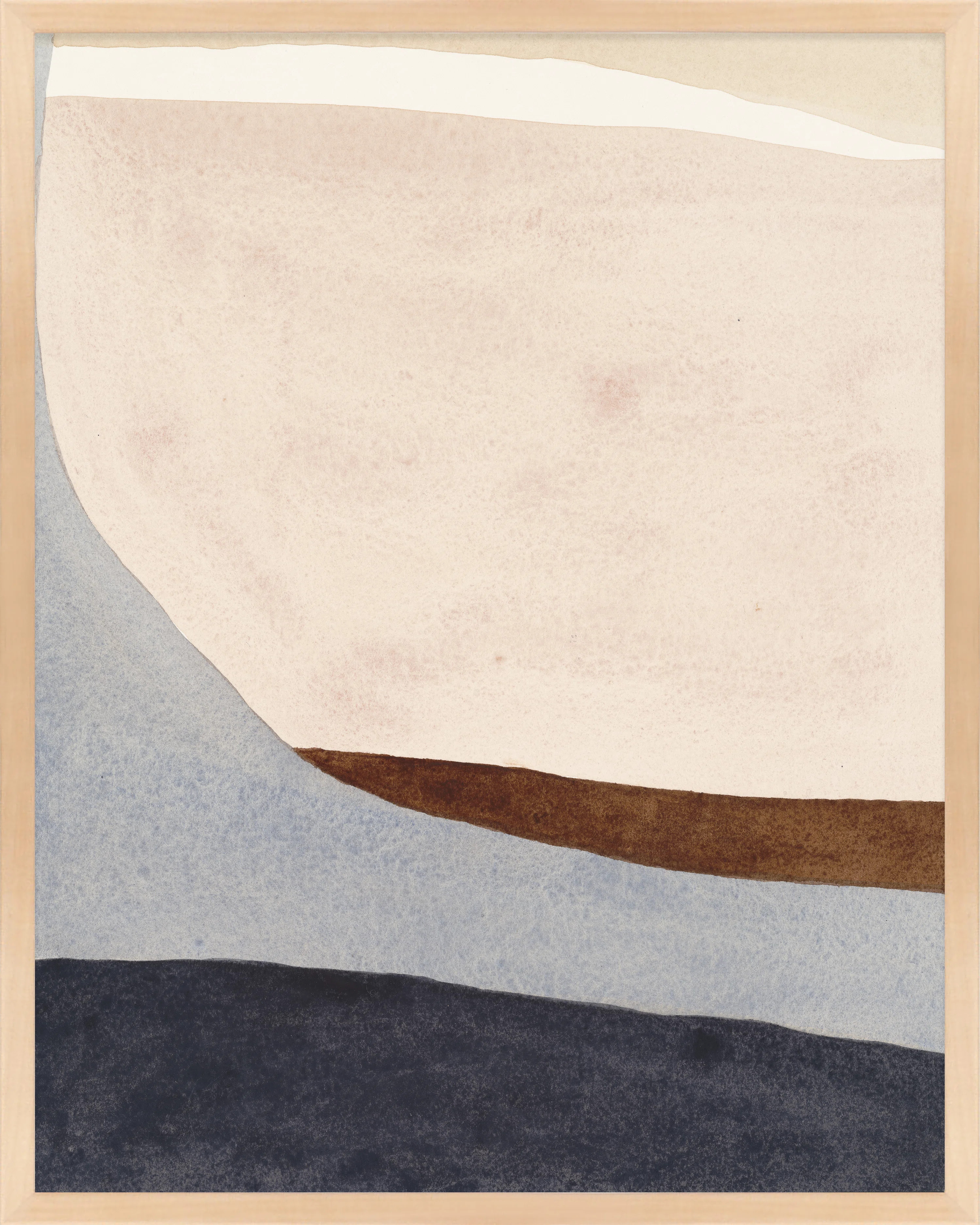 Divided " Divided By Blue 2 " by Julia Balfour Painting Print | Wayfair North America