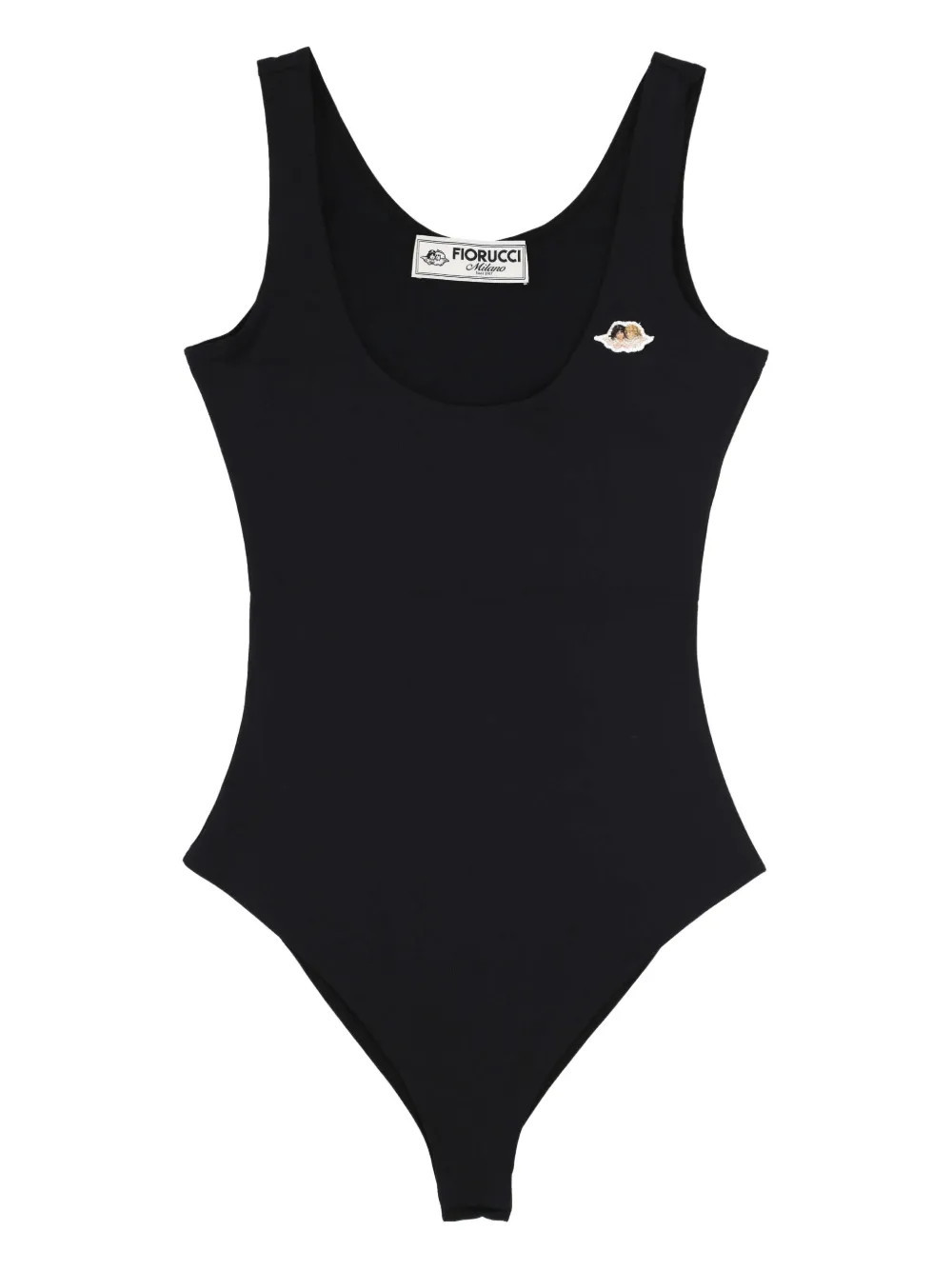 Fiorucci angels-patch bodysuit - Black | Farfetch Global