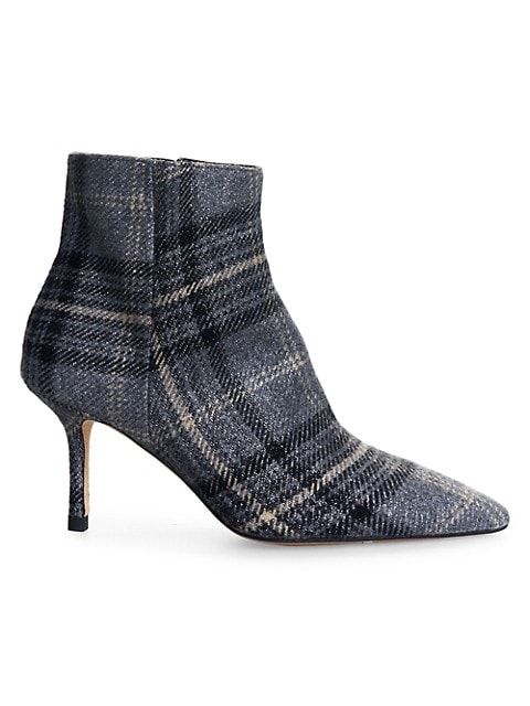 L'AGENCE Aimee Plaid Ankle Booties | Saks Fifth Avenue