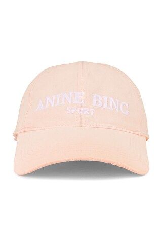 ANINE BING Jeremy Baseball Cap in Washed Pink from Revolve.com | Revolve Clothing (Global)