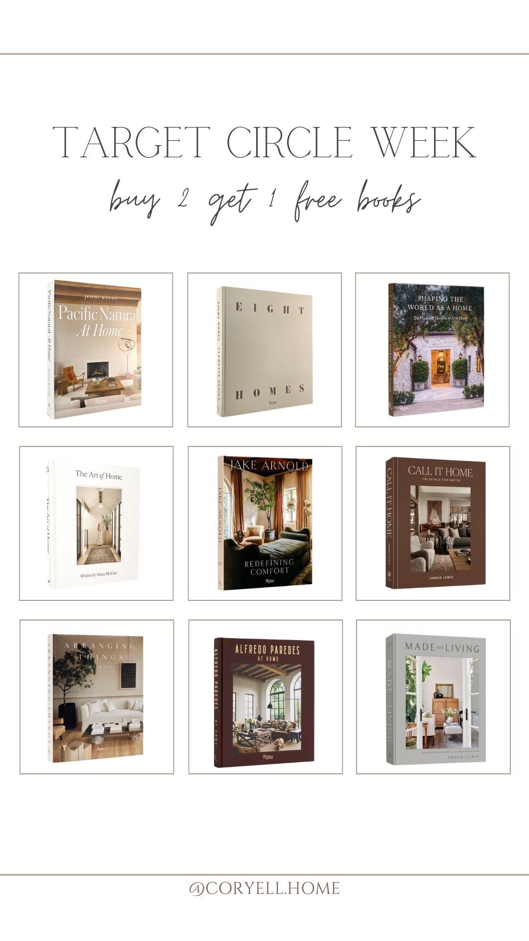 Coffee table books are one of my favorite styling pieces! They’re currently Buy 2 get 1 free at Target for Circle Week! The sale ends today, so be sure to grab a few while they’re marked down! 

#LTKStyleTip #LTKSaleAlert #LTKHome