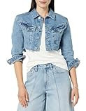 The Drop Women's Nami Ultra Cropped Denim Jacket, Medium Indigo, XS | Amazon (US)